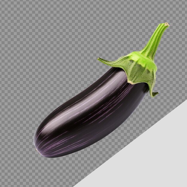 PSD eggplant png isolated on transparent background