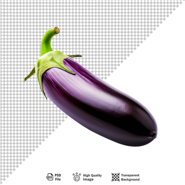 PSD eggplant on transparent background