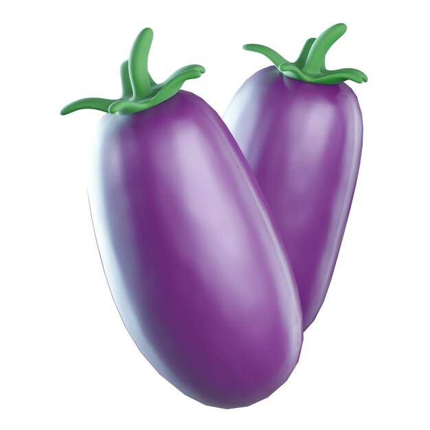 PSD eggplant vegetable organic natural fresh