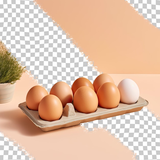 PSD eggs are on a tray