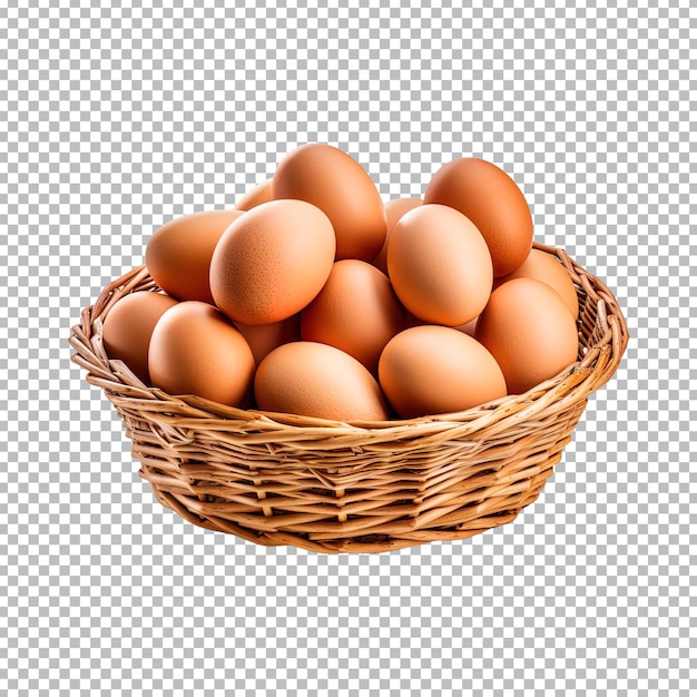 Eggs in the basket 22794153 PNG