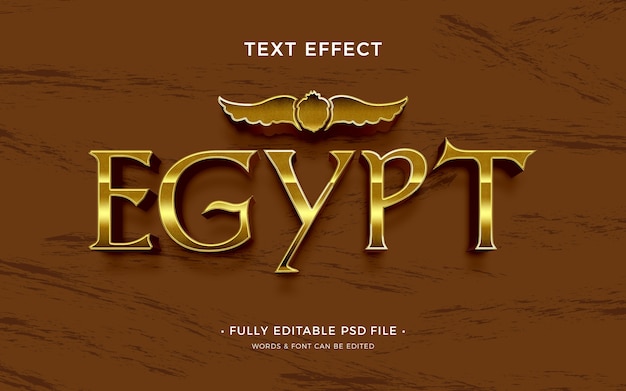 Egypt text effect