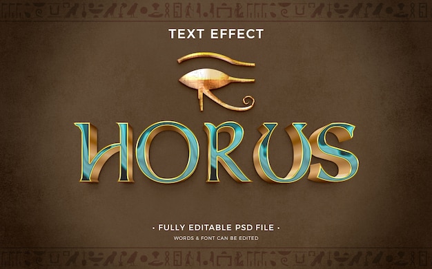 PSD egypt text effect