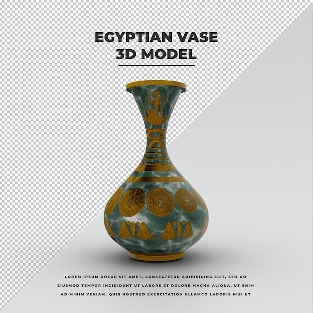 Egyptian vase