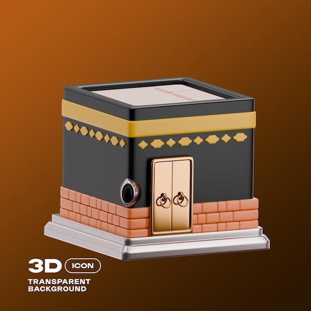 Eid Adah Sacred 3D Illustration PNG Template