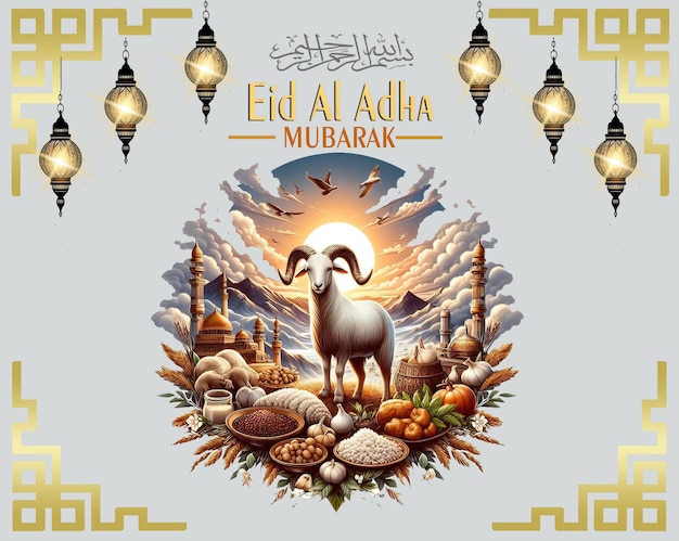 Eid al adha background design template