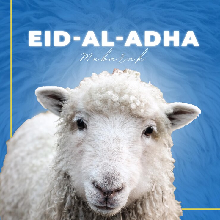 PSD eid al adha elegante stijl social media post