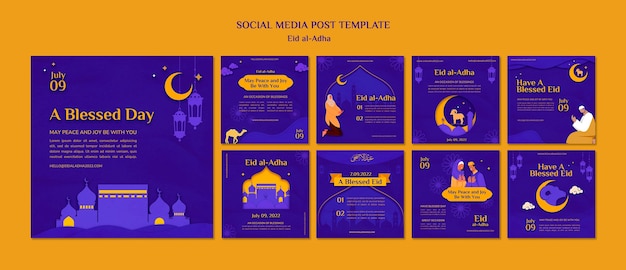 Raccolta di post instagram di Eid al-adha