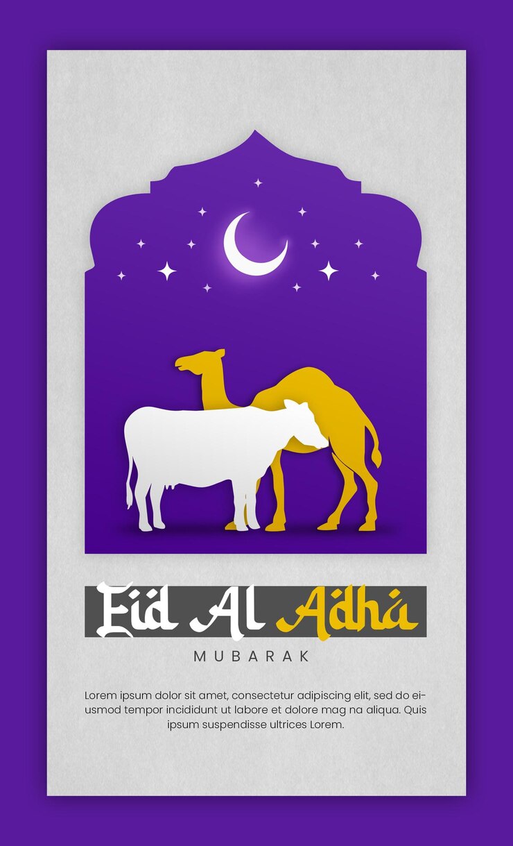 PSD eid al adha instagram story template psd