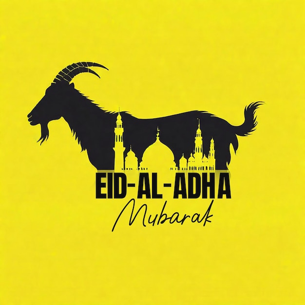 PSD eid al-adha mubarak ソーシャルメディアポスター・フライヤーとeid mubarak バナー