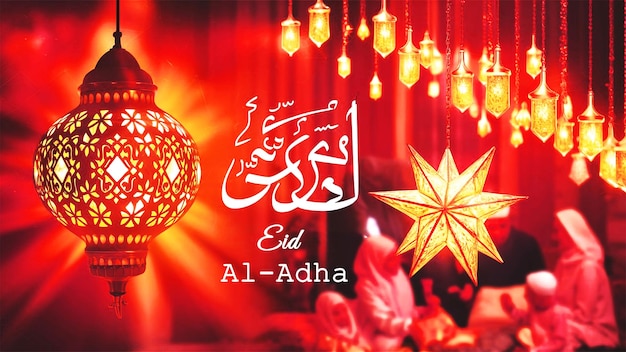 PSD イード・アル・アダ・ムバラク 伝統的なイスラム祭りの背景