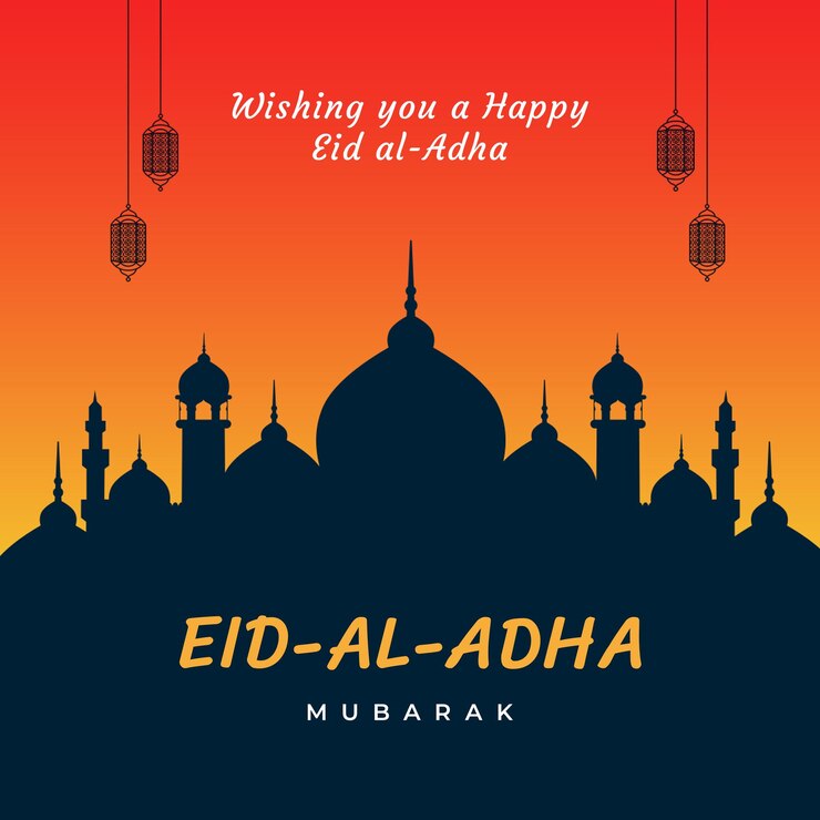 PSD eid al adha social media post template