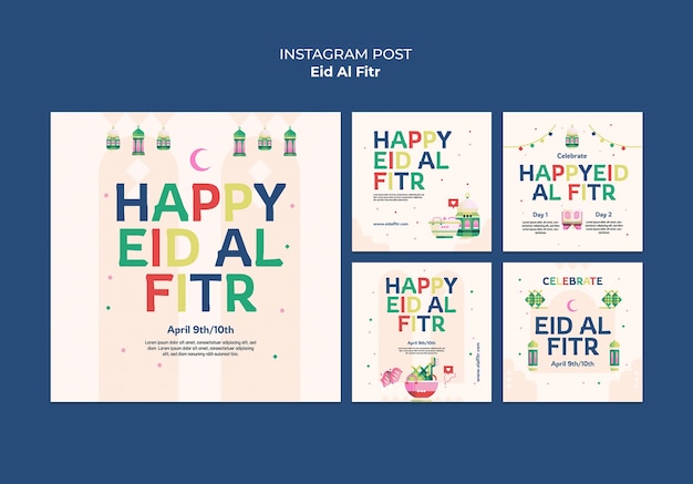 PSD eid al-fitrのインスタグラムへの投稿