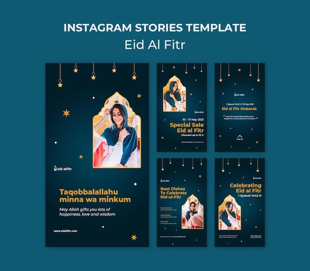 PSD eid al-fitr instagramverhalencollectie