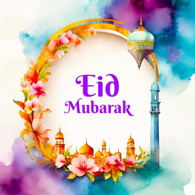 PSD eid al fitr social media post sjabloon facebook post eid al fitr post