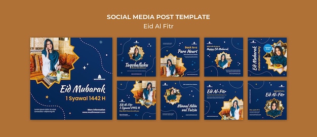 Eid al-fitr social media posts