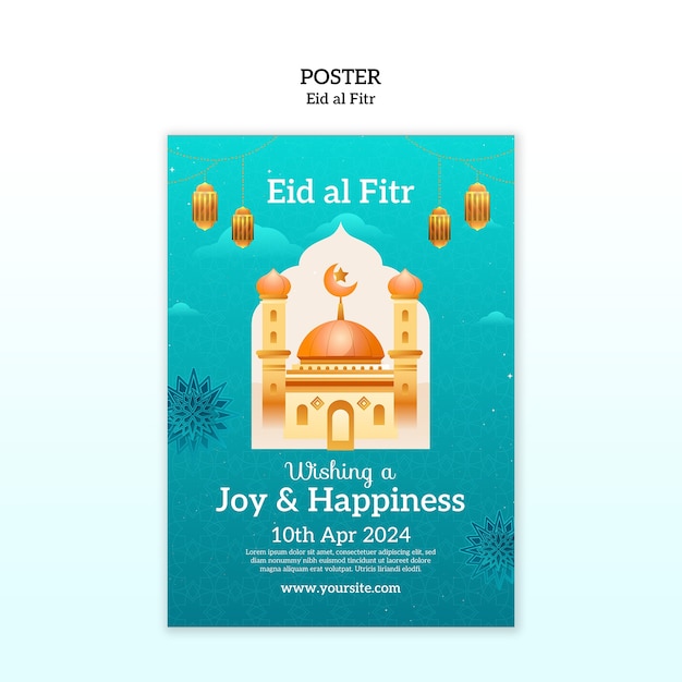 Eid al fitr template design