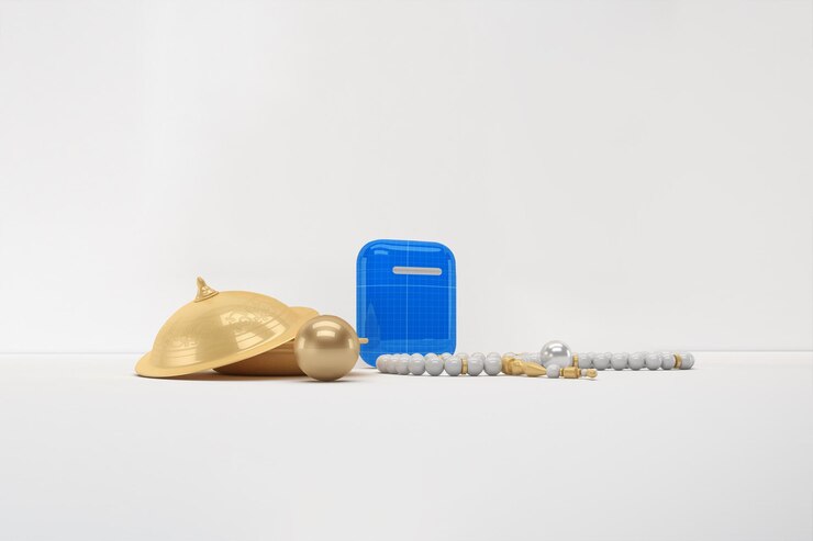 PSD eid ear pods mockup