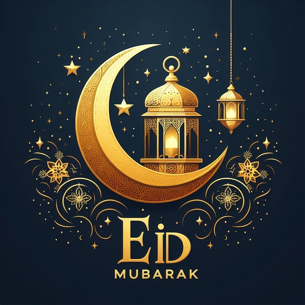 PSD eid mubarak celebrazione dell'eid post su instagram