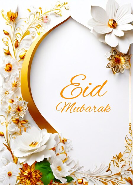 Eid Mubarak Invitatitonソーシャルメディアテンプレート