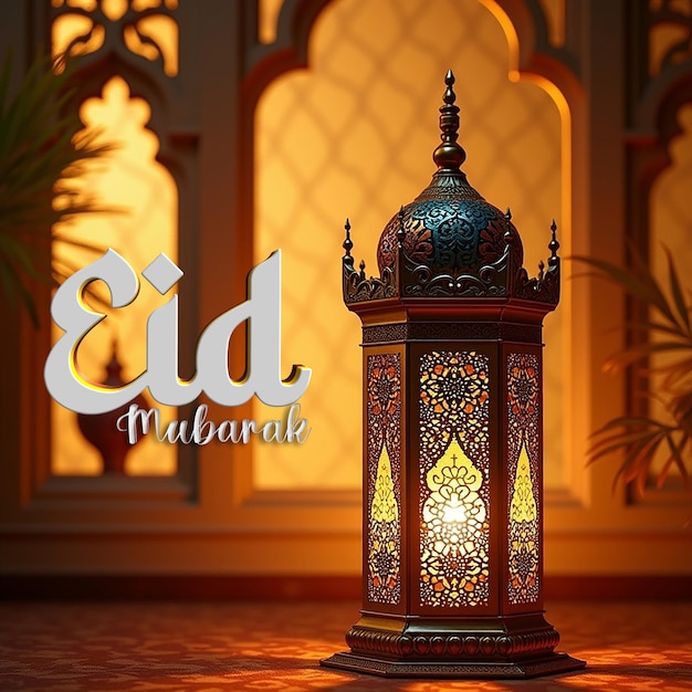 eid mubarak post template