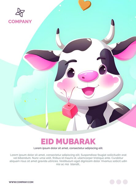 Modello di banner psd eid mubarakfare una dichiarazione audace di celebrazione