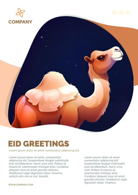 PSD eid mubarak psd thank you card templateexpressing gratitude this eid