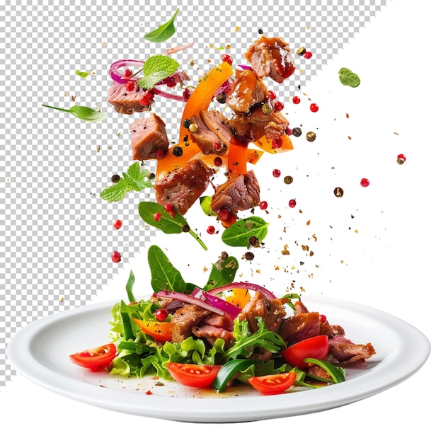 PSD eid and ramadan food isolated on transparent background