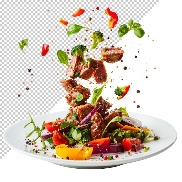 PSD eid and ramadan food isolated on transparent background