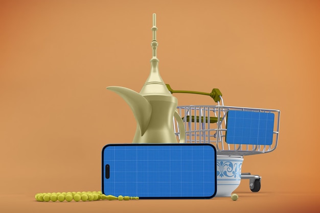 Eid Shopping App Mockup