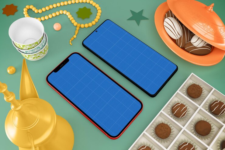 PSD eid smart phones v2 mockup