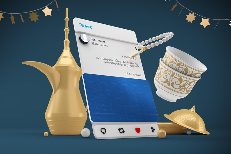 PSD мокап eid social media v2