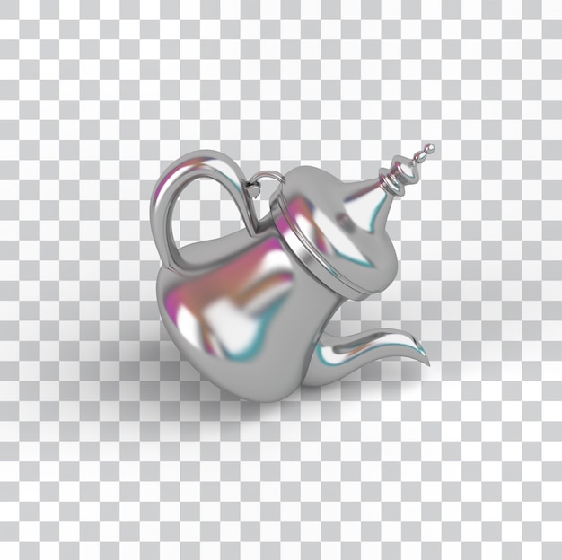eid teapot from the right side