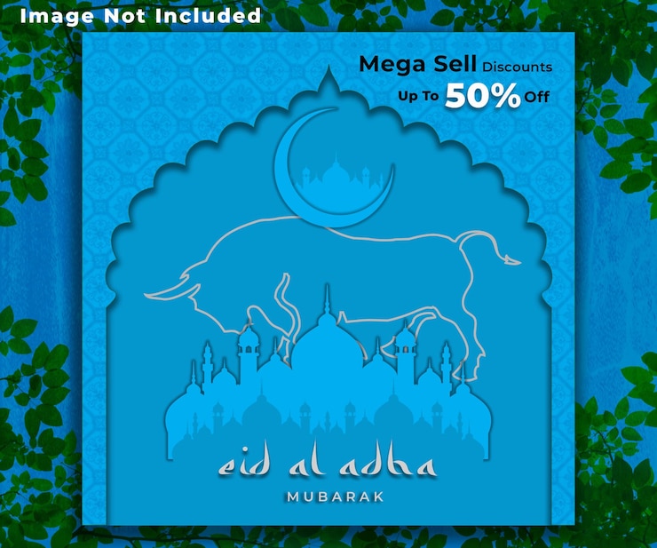 PSD eid ul adha social media post instagram