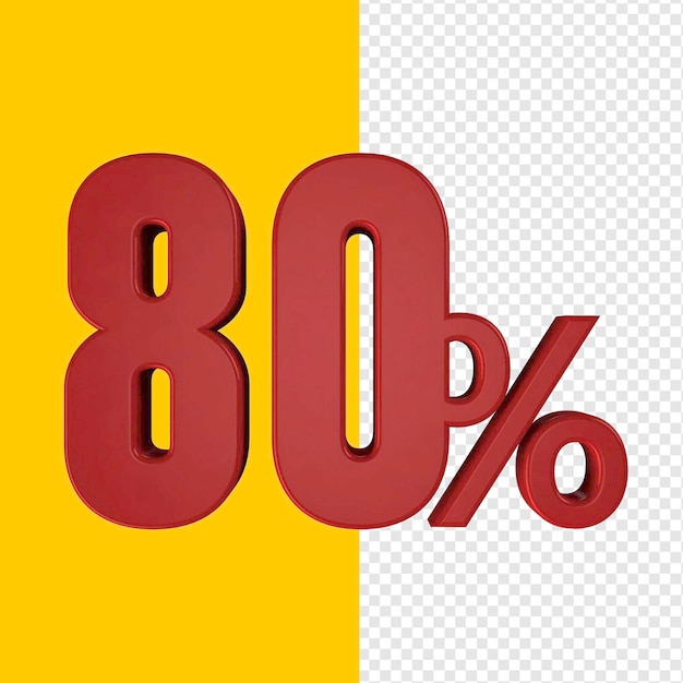 PSD eighty percent