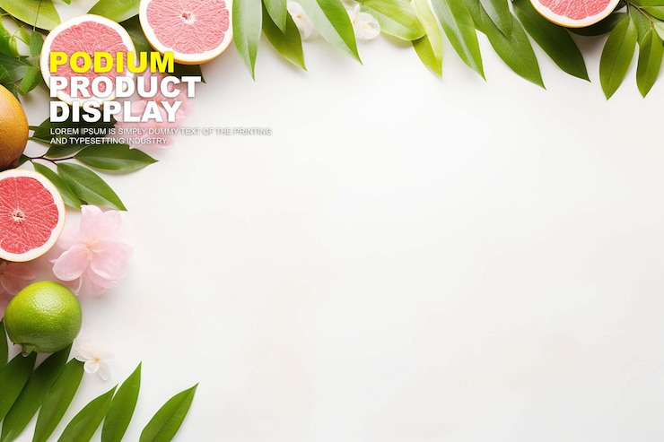 PSD элегантный подиум для демонстрации продукта, макет для демонстрации шоу-продукта