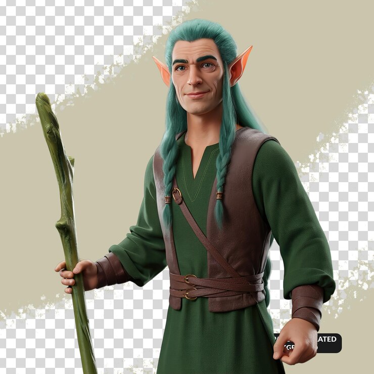 PSD elder elf mage