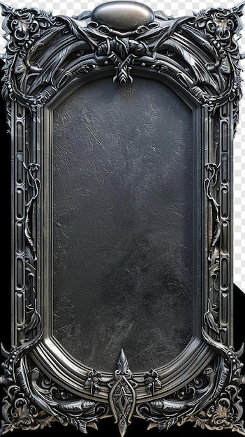 PSD elder scrolls legends ui element style frame dark metallic tones