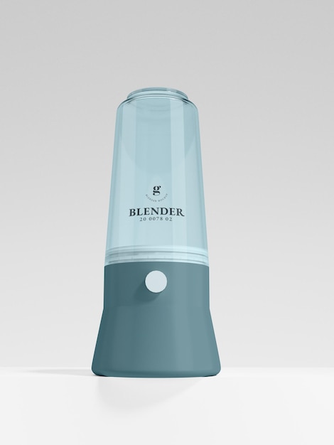 PSD electric blender juicer machine branding mockup