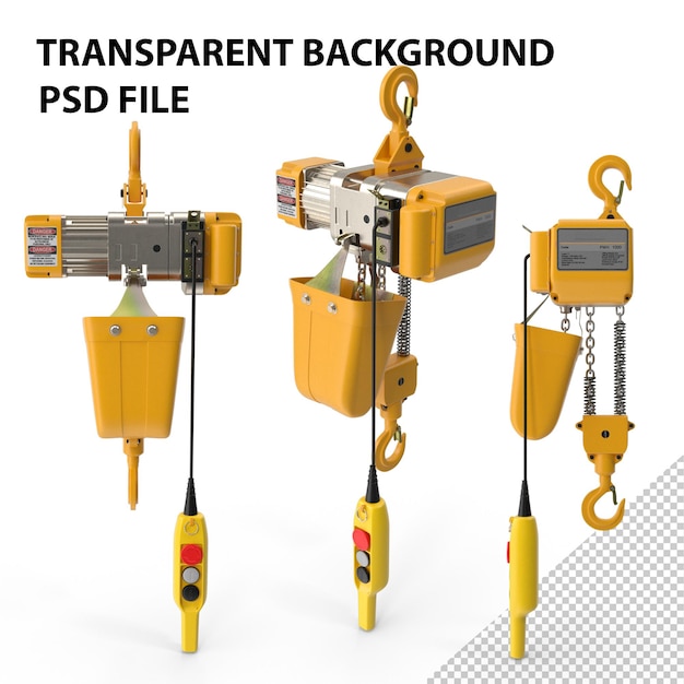 PSD electric chain hoist png