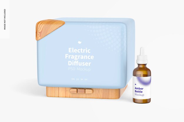 Electric fragrance diffuser mockup