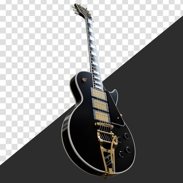 Electric guitar isolated