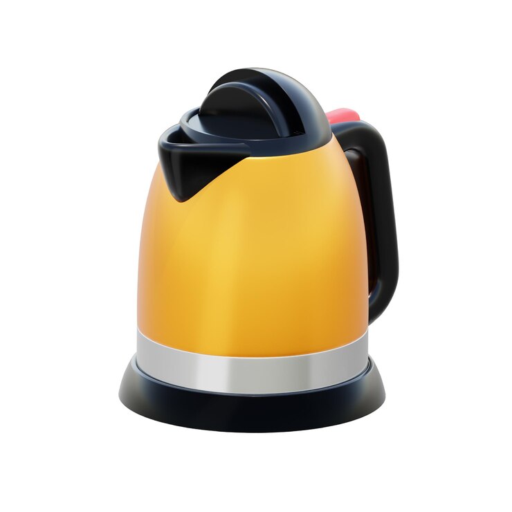 PSD electric kettle 3d icon home appliance