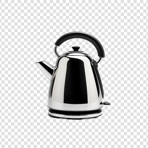 PSD electric kettle on a transparent background