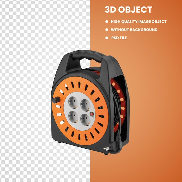 PSD electric sockets and switches close up on light switch 3d