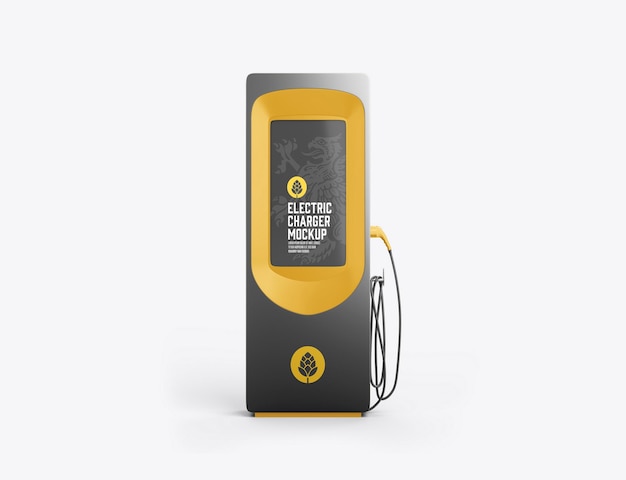 Electric vehicle charger mockup