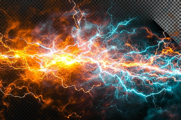 PSD electrical shock thunder lighting effect