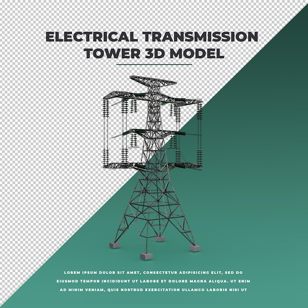 PSD electrical transmission tower