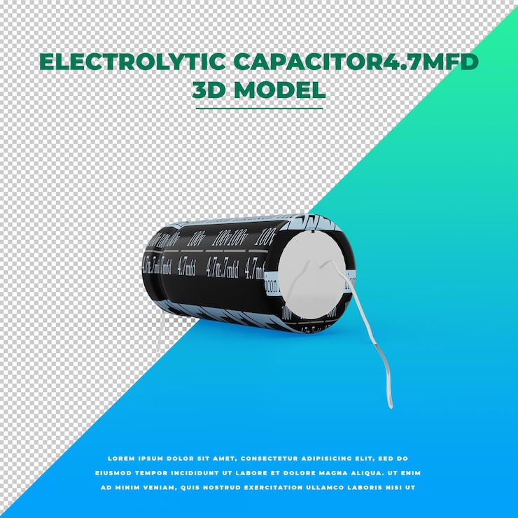 PSD electrolytic capacitor 47 mfd
