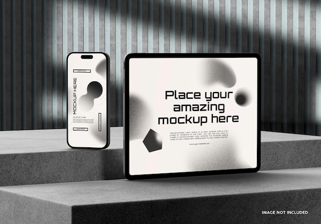 Electronic devices mockup